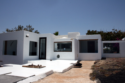 Lanzarote, Casa Dominique: außerhalb  