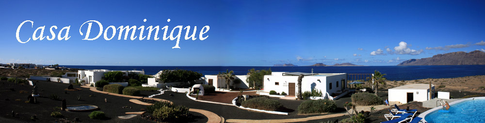 Casa Dominique und Famara Steilküste