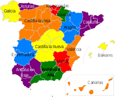 Mapa de españa
