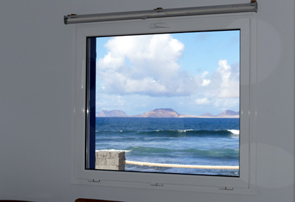 la vista desde el salón