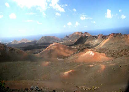 Lanzarote, Timanfaya le volcan el corazoncillo