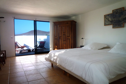 Lanzarote, Casa Dominique - stile di camera a letto matrimoniale