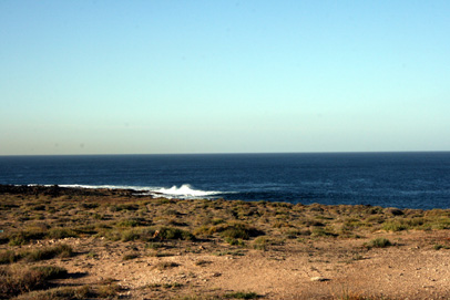 The view form the west terrace