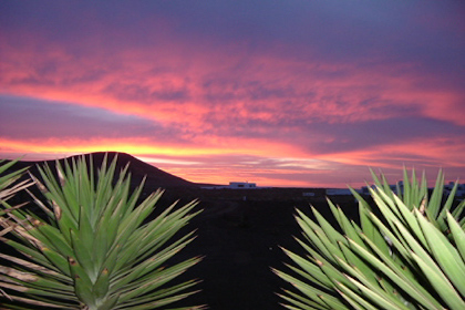 Casa Dominique - Gofio oven on red lapillis